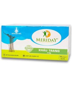 khẩu trang y tế 3 lớp meriday